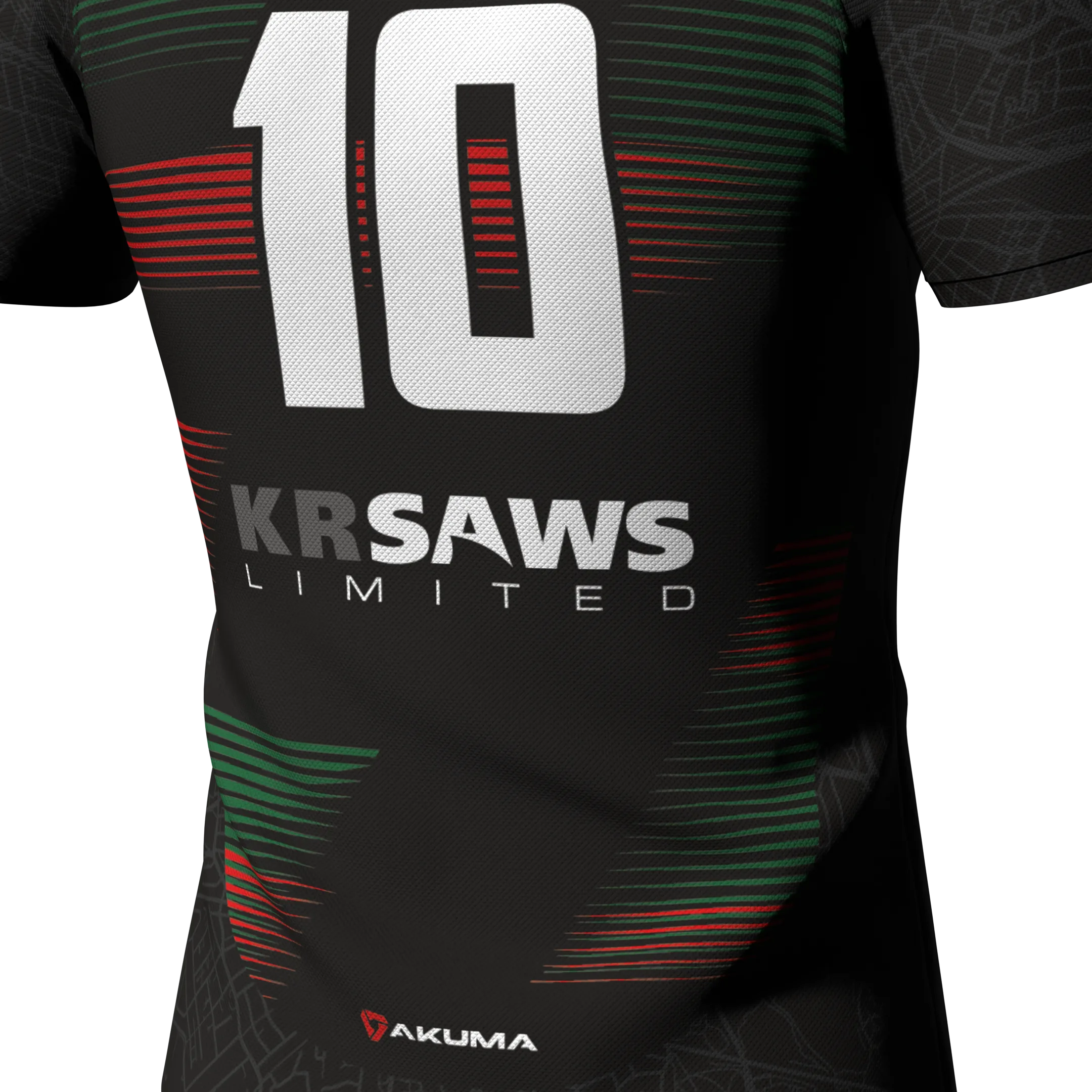 Back of shirt sponsor placement preview